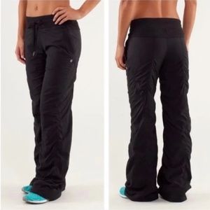 Lululemon Athletica Dance Studio Pants Black LINED size 12